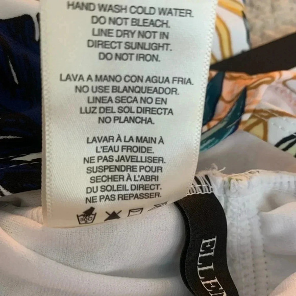 ELLEN Tracy One Piece Tummy Control Swimsuit Size 12 - Picture 4 of 5